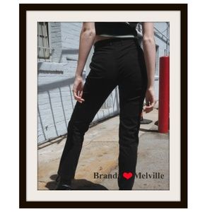 NEW Brandy Melville Black Marla Pants